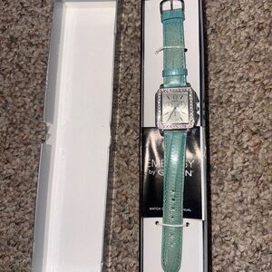 Elegant Silver and Blue Watch